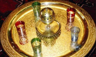 brass tray