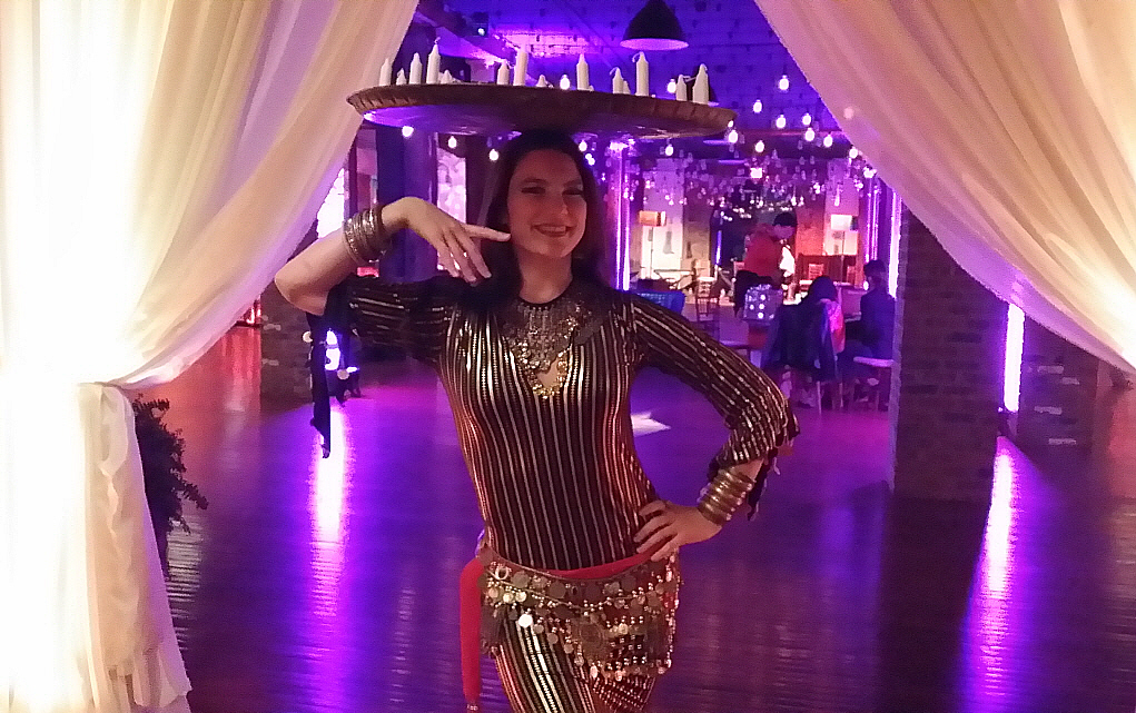 Belly Dancer Tray Dancer